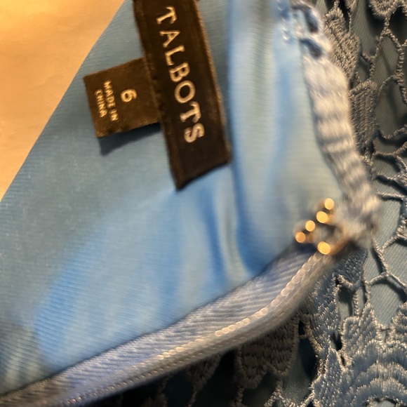 Talbots🌻HP 🌻 sunflower size 6 dress:CORNFLOWER see first photo for color - Picture 7 of 10